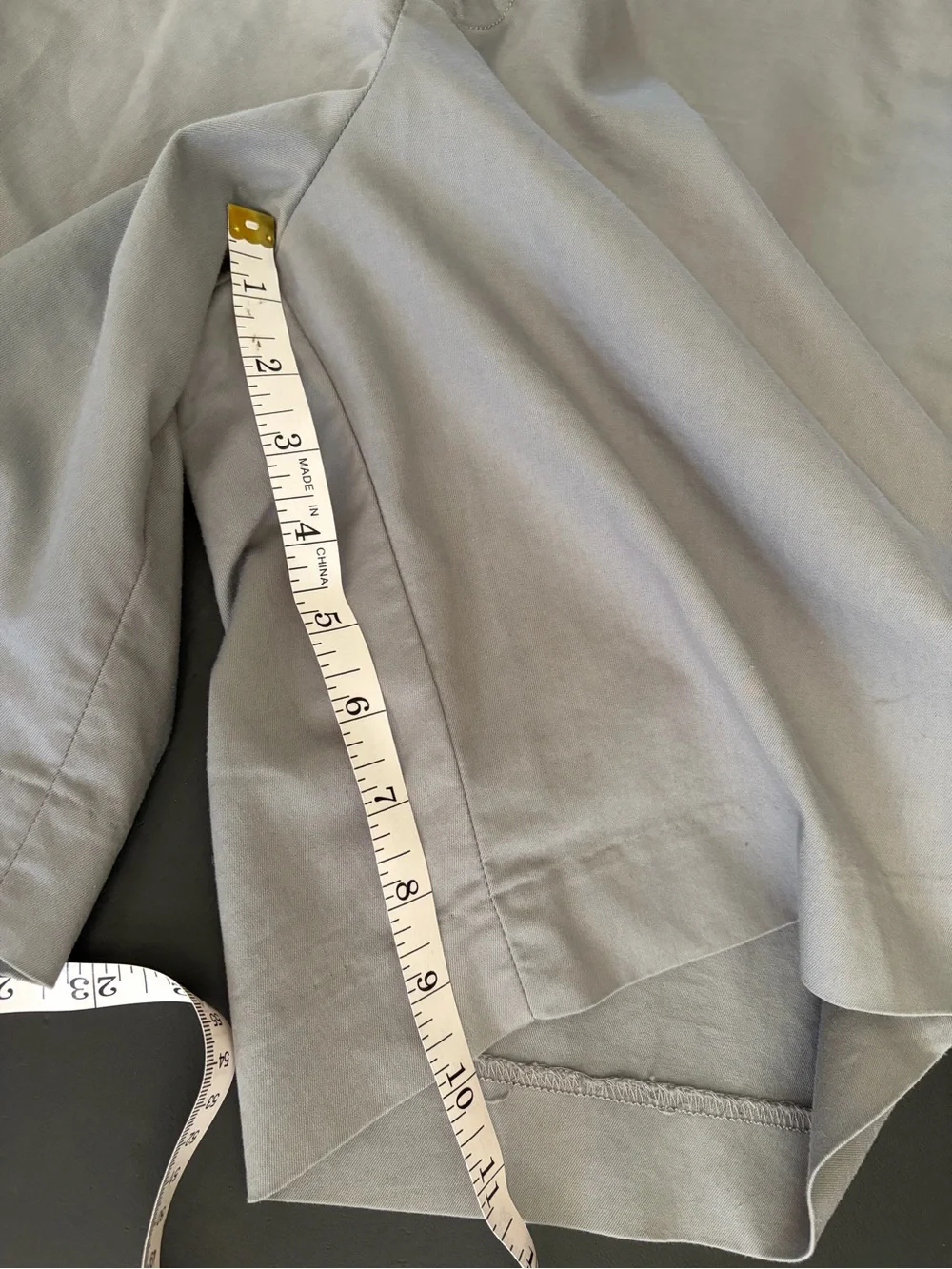 Polo Ralph Lauren men’s size 36 grey stretch classic fit flat front Chino shorts
